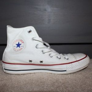 White Hi-Top Converse